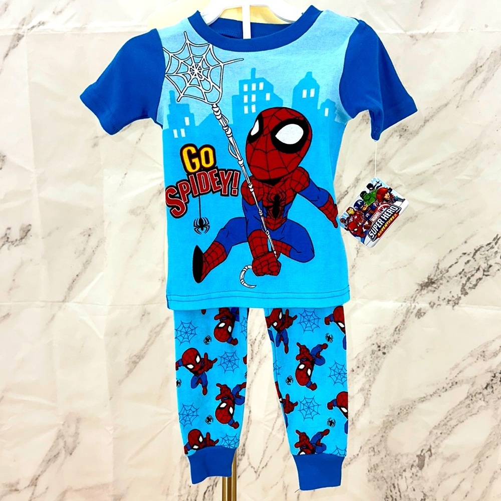 Spiderman Marvel Pajamas 2pc Boys 2t‎ & 3t